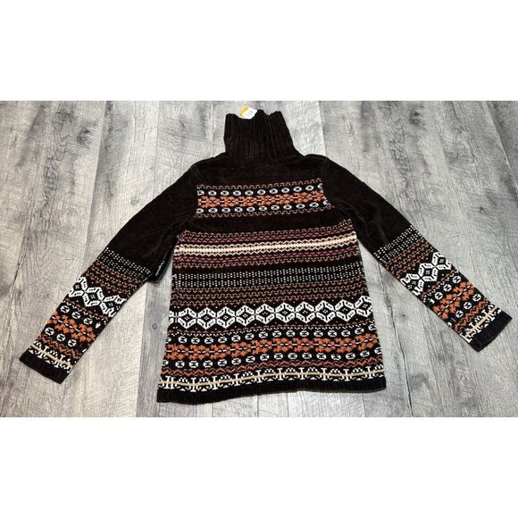 Designers Original Sweater‎ Womens Small Turtleneck Colorful Crochet Soft NEW - Picture 3 of 12